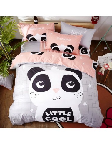 Parure de Lit Panda  Little Cool brillant des détails fins