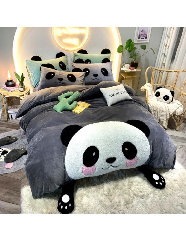 Parure de Lit Panda  Polaire Cocooning prix