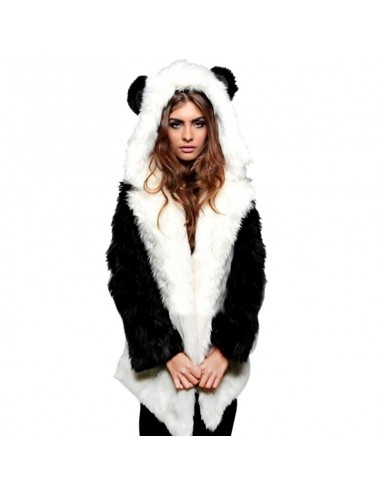 Déguisement Panda  - Femme -  Manteau Fausse Fourrure Le MVP de beaucoup