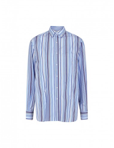 William Shirt — Blue Stripe Les magasins à Paris