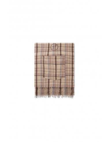 Schatter Scarf — Brown Check Economisez 