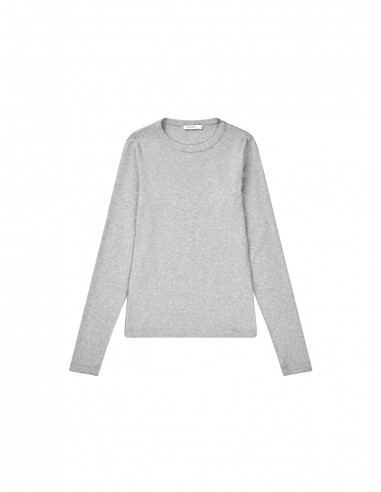 Eloise Longsleeve T-Shirt — Grey Melange Toutes les collections ici