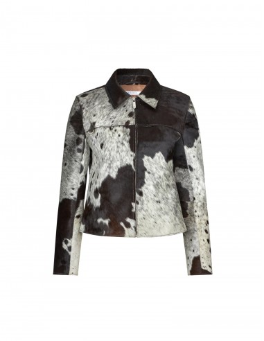 Shay Jacket — Brown / White Cow 50-70% off 