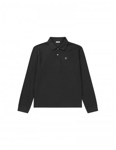 Serena Polo Shirt — Black Economisez 