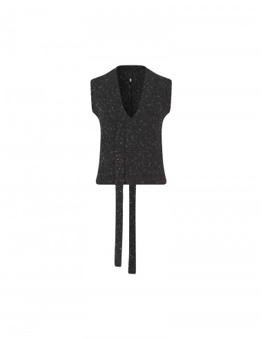 Rosemarie Vest — Dark Grey Melange Comparez et commandez 