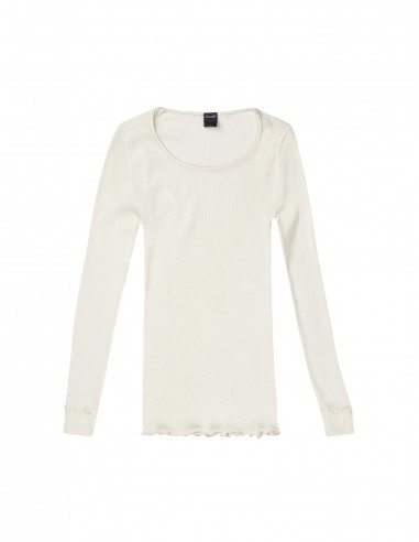 Simona Oscalito Longsleeve Top — Ivory Découvrez la collection