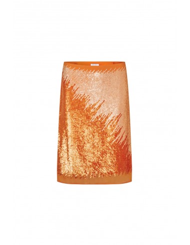 Antonia Skirt — Burned Orange Jusqu'à 80% De Réduction