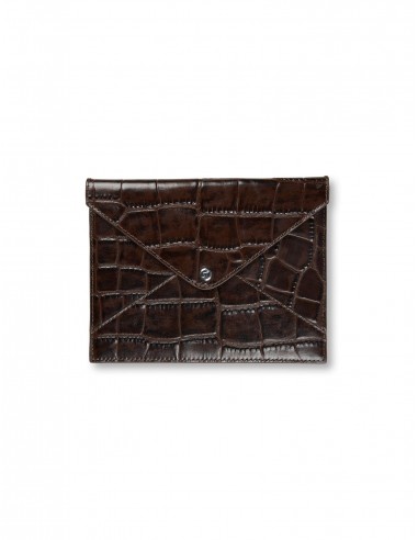 Envelope Bag — Brown Croco hantent personnes