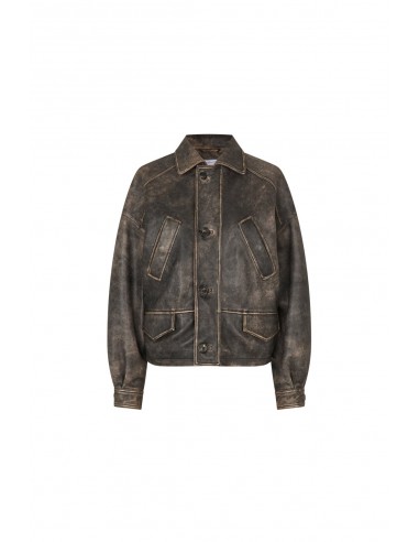 Claria Jacket — Destroyed Black de France