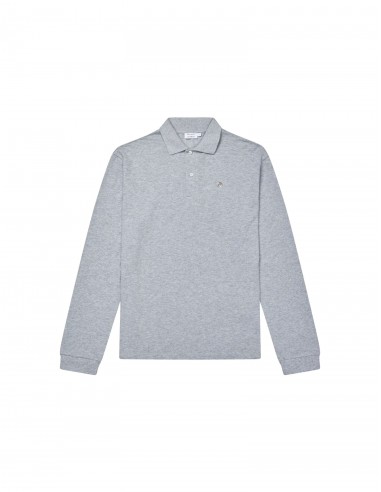 Serena Polo Shirt — Grey Melange le concept de la Pate a emporter 