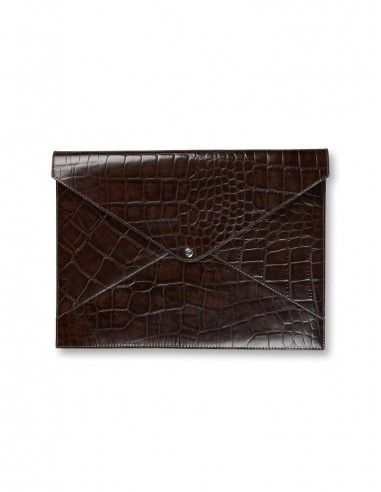 Big Envelope Bag — Brown Croco Le MVP de beaucoup