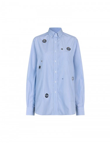 Eyelet William Shirt — Noble Blue de l' environnement