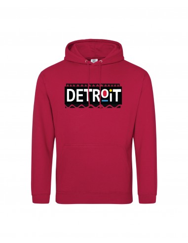 Ink Detroit Martin Hoodie - Red la chaussure