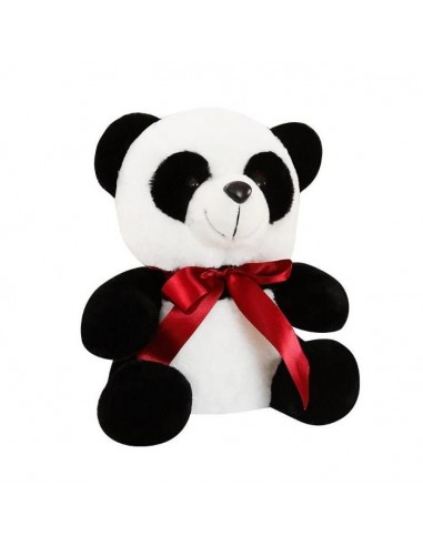 Peluche Panda  Ruban Rouge Dans la société mordern