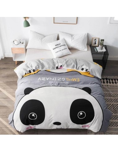 Housse de Couette Panda  Gros Yeux Vous souhaitez 