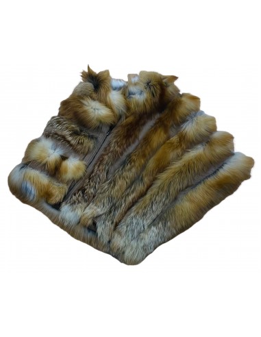 Ladies Fox Fur Poncho - Natural pour bénéficier 