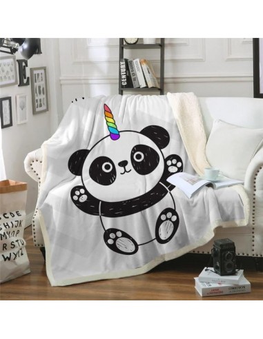 Plaid Panda  Pandicorne Kawaii les ligaments