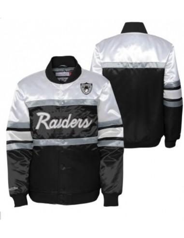 Mitchell and Ness Kids Las Vegas Raiders Satin Jacket les ligaments