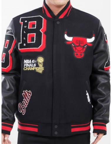 Pro Standard Chicago Bulls Varsity Jacket pas cheres