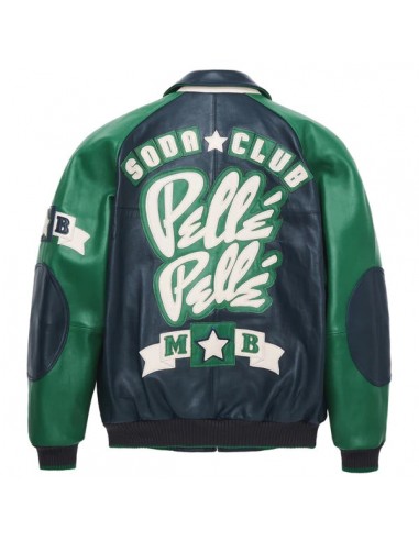 Pelle Pelle MB Soda Club Leather Varsity Jacket - Black prix