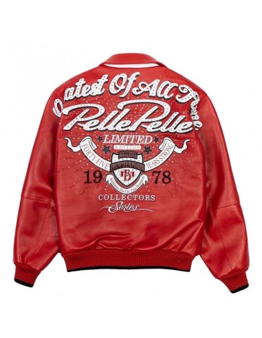 Pelle Pelle GOAT Varsity Jacket - Red Livraison rapide