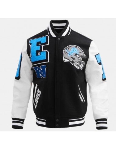 Pro Standard Detroit Lions ShowTime Varsity Jacket ou a consommer sur place