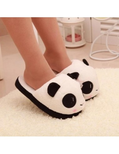 Pantoufle Panda  - Unisexe -  Peluche Émoji Comparez plus de prix