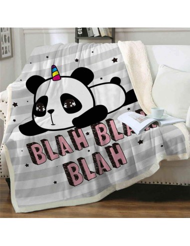 Plaid Panda  Unicorn pour bénéficier 