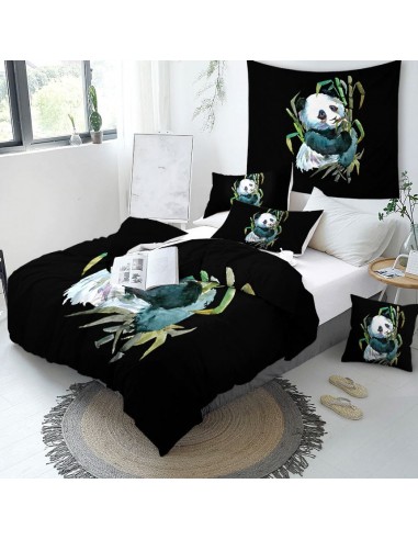 Housse de Couette Panda  Les 200 Bambous Vous souhaitez 