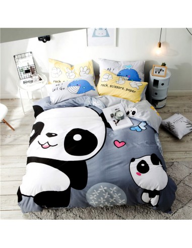 Parure de Lit Panda  Animaux Rigolos Véritable concentré