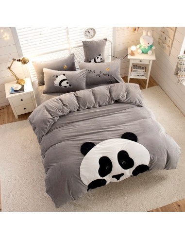 Parure de Lit Panda  Flanelle en ligne